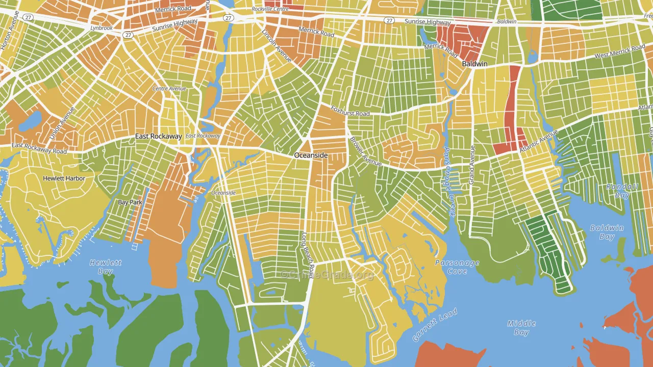 11572, NY Map of Drug-Related Crime Rates