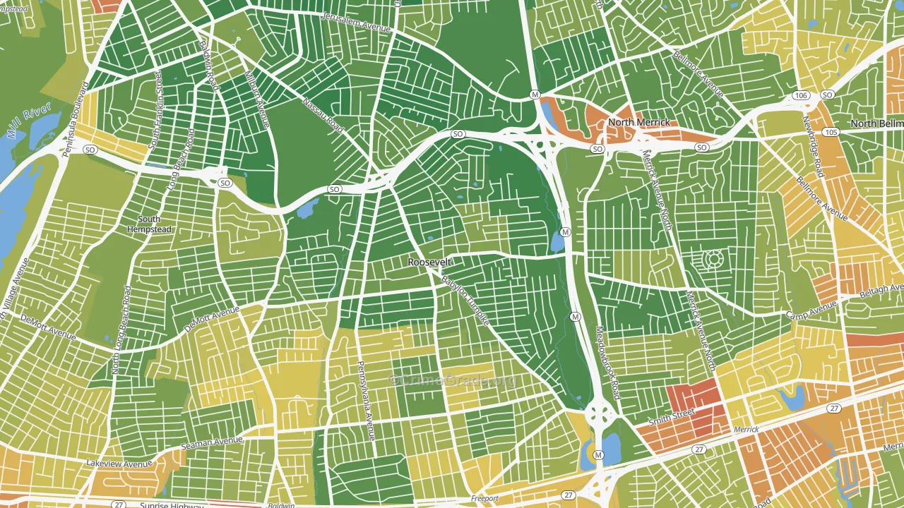 11575, NY Map of Drug-Related Crime Rates