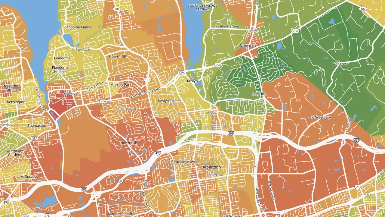 11576, NY Map of Drug-Related Crime Rates