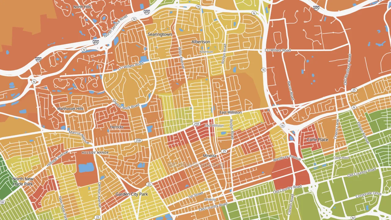 11596, NY Map of Drug-Related Crime Rates