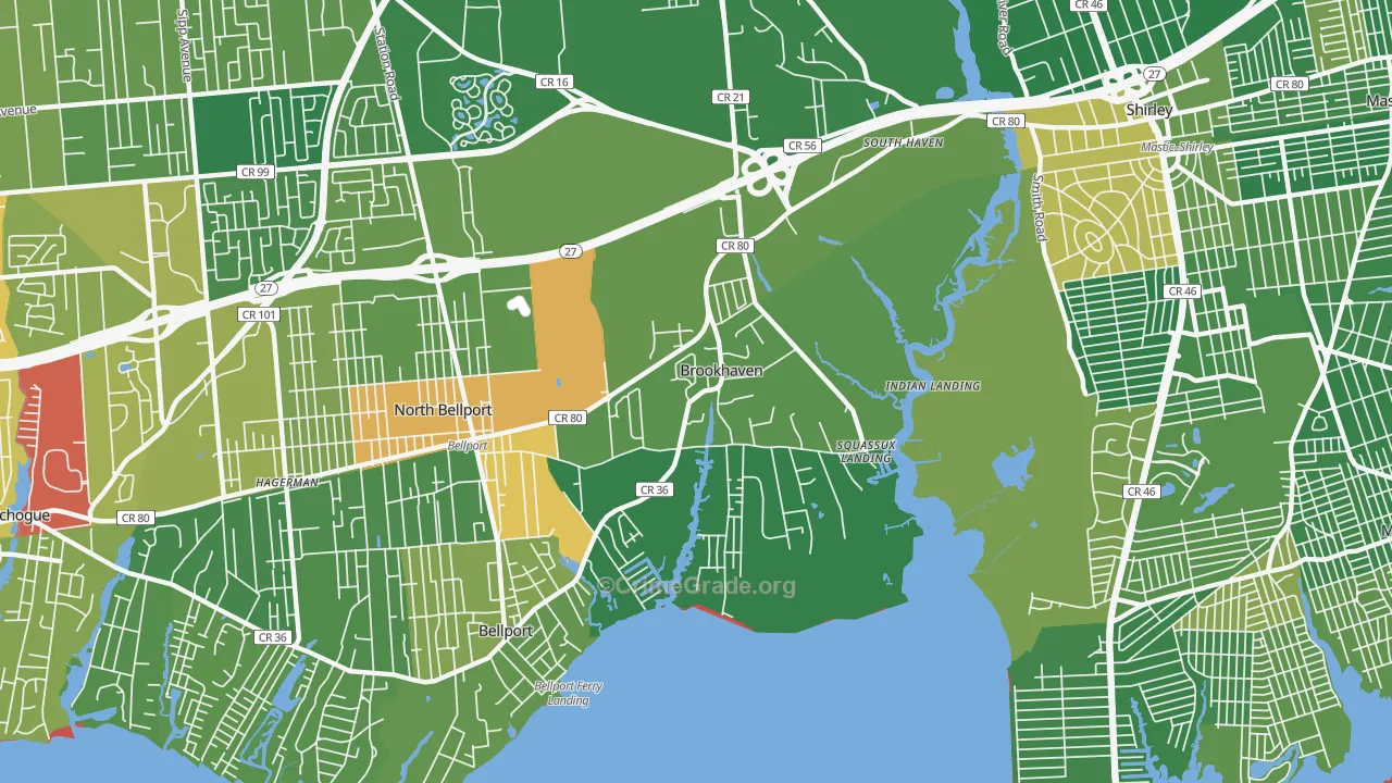 11719, NY Map of Drug-Related Crime Rates