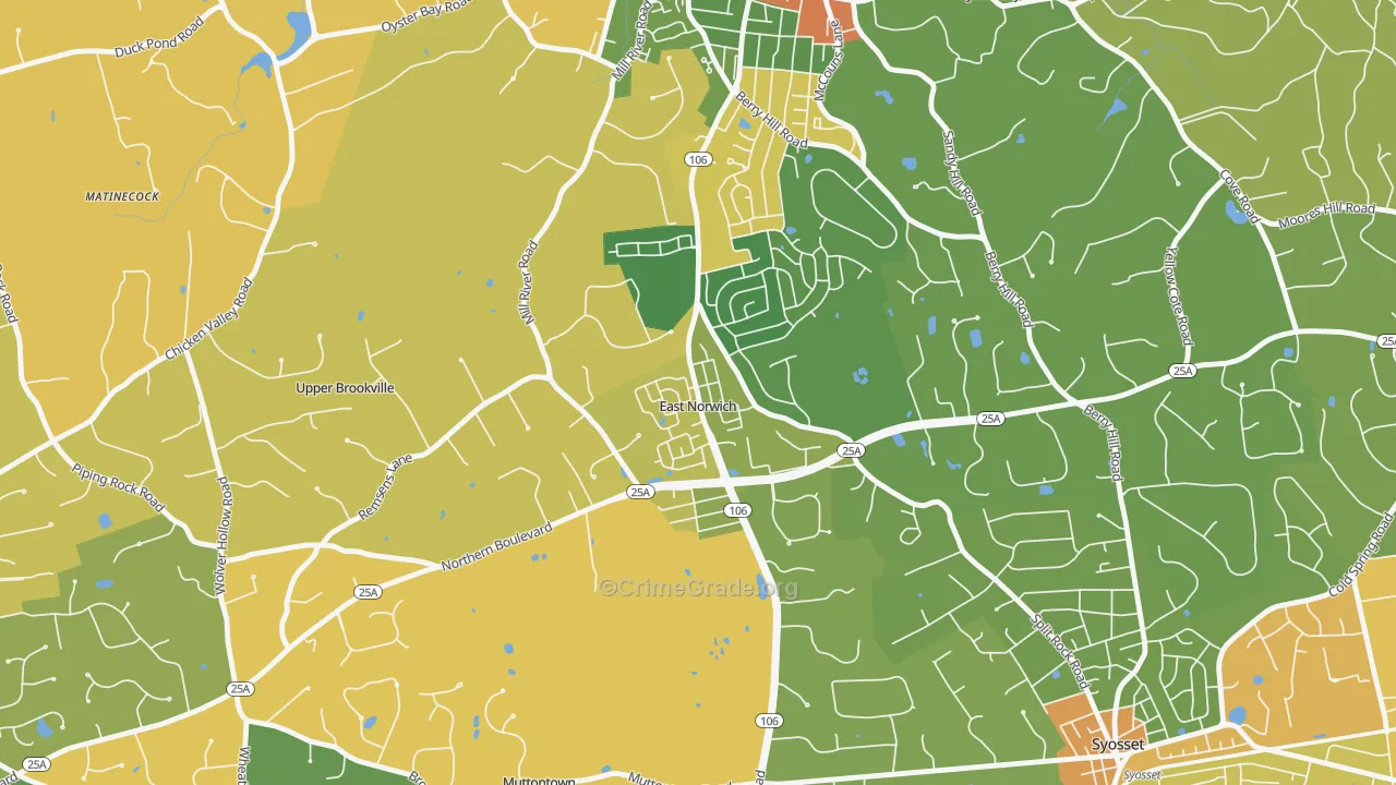 11732, NY Map of Drug-Related Crime Rates