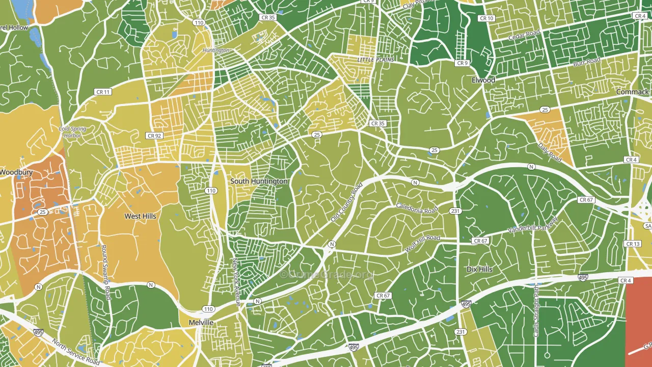 11746, NY Map of Drug-Related Crime Rates