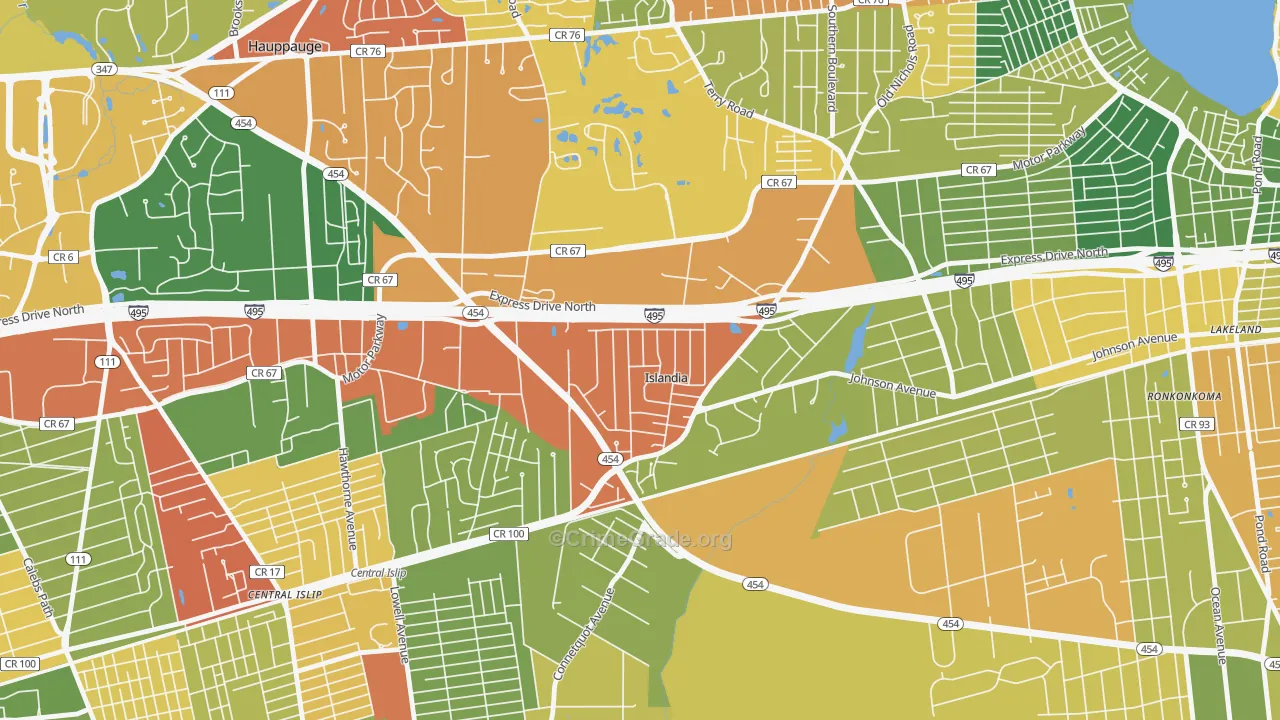 11749, NY Map of Drug-Related Crime Rates