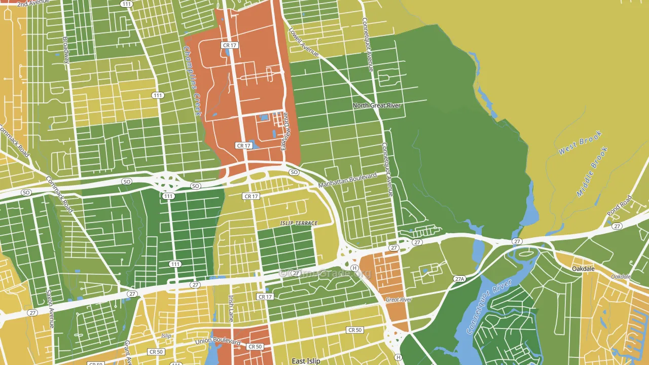 11752, NY Map of Drug-Related Crime Rates