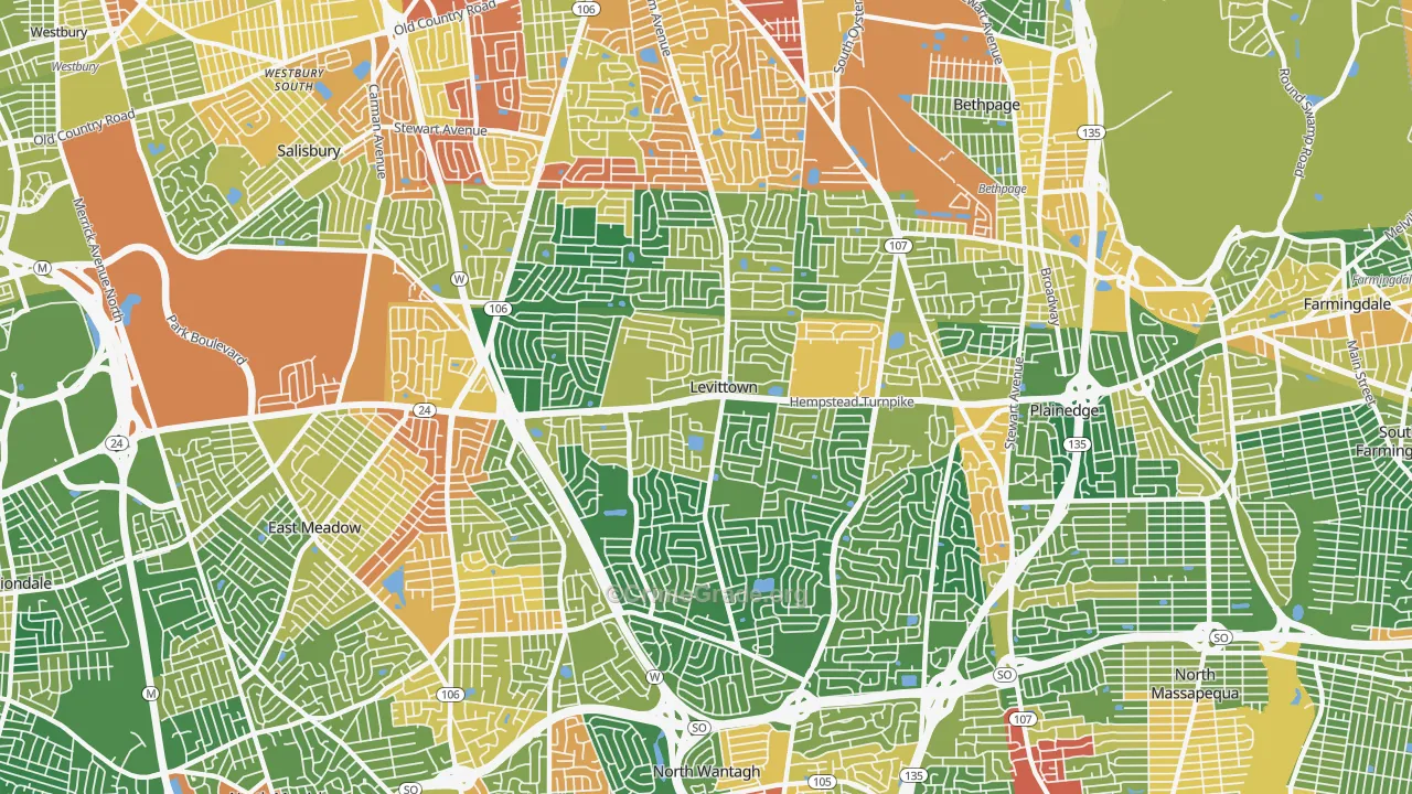11756, NY Map of Drug-Related Crime Rates