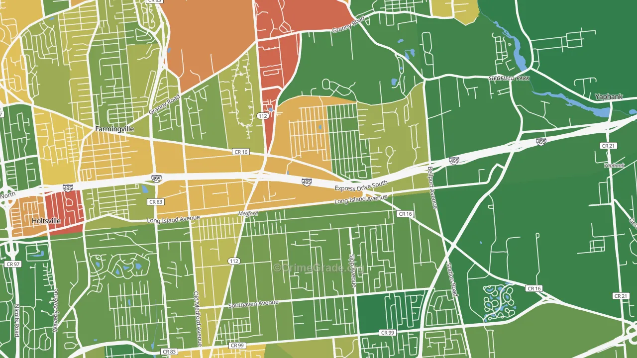 11763, NY Map of Drug-Related Crime Rates