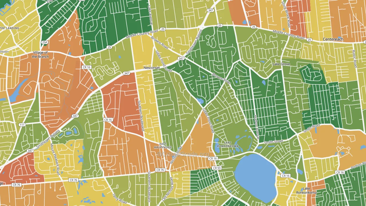 11767, NY Map of Drug-Related Crime Rates