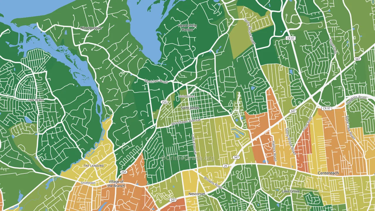 11780, NY Map of Drug-Related Crime Rates