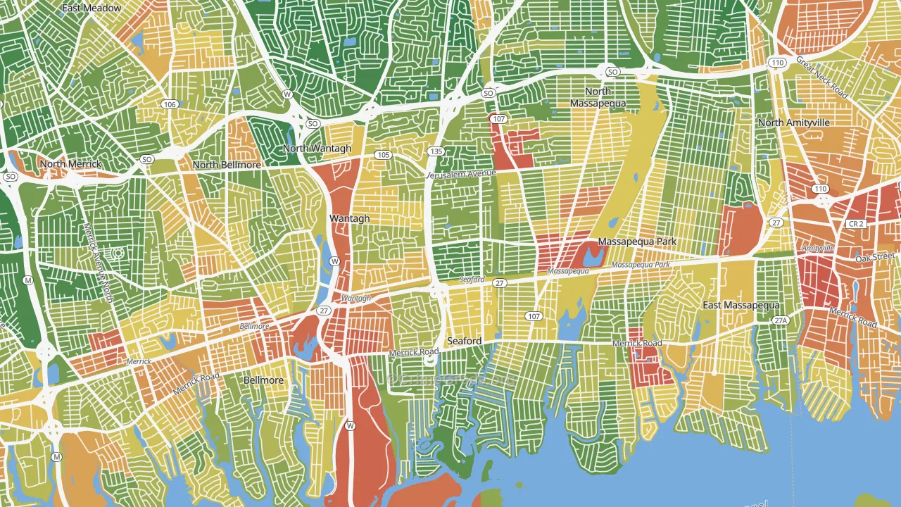 11783, NY Map of Drug-Related Crime Rates