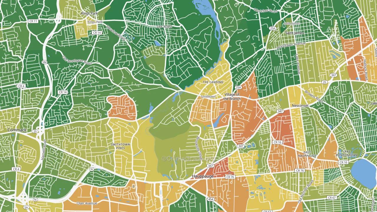 11787, NY Map of Drug-Related Crime Rates