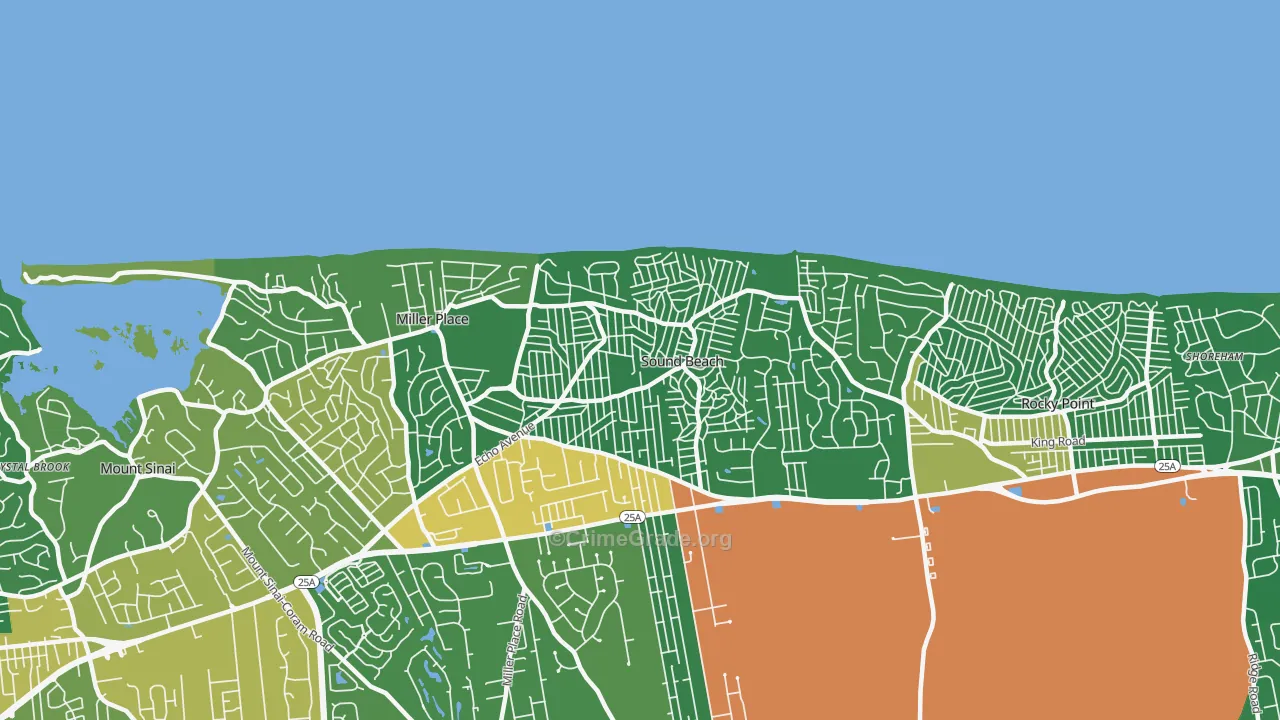 11789, NY Map of Drug-Related Crime Rates