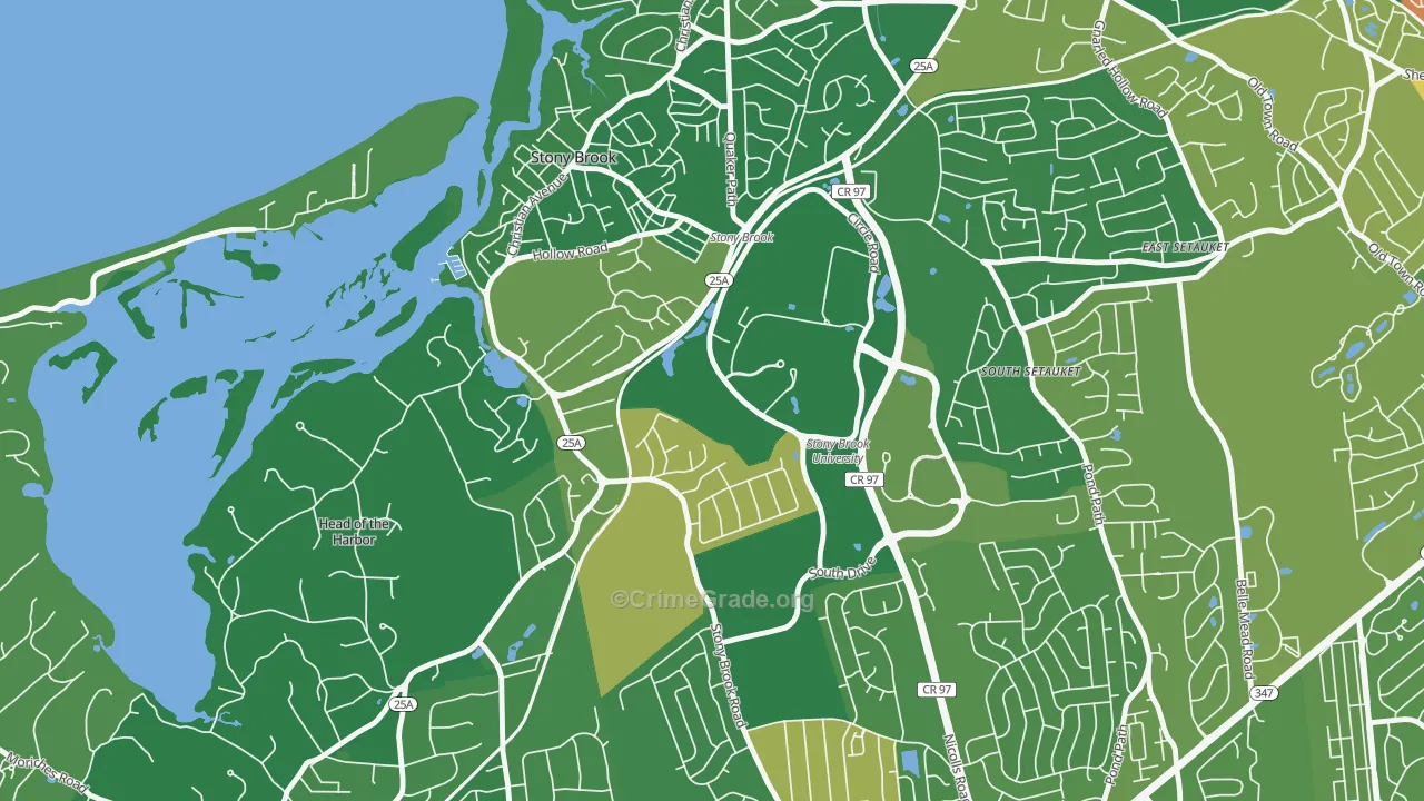 11794, NY Map of Drug-Related Crime Rates