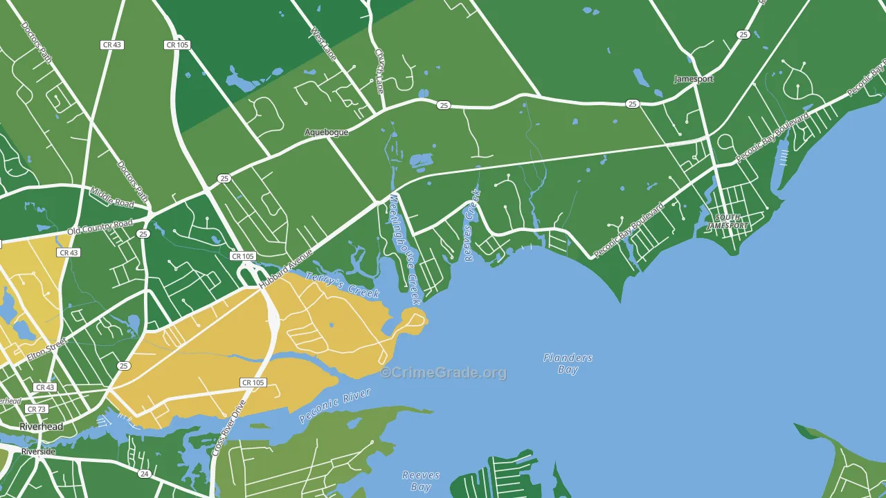 11931, NY Map of Drug-Related Crime Rates