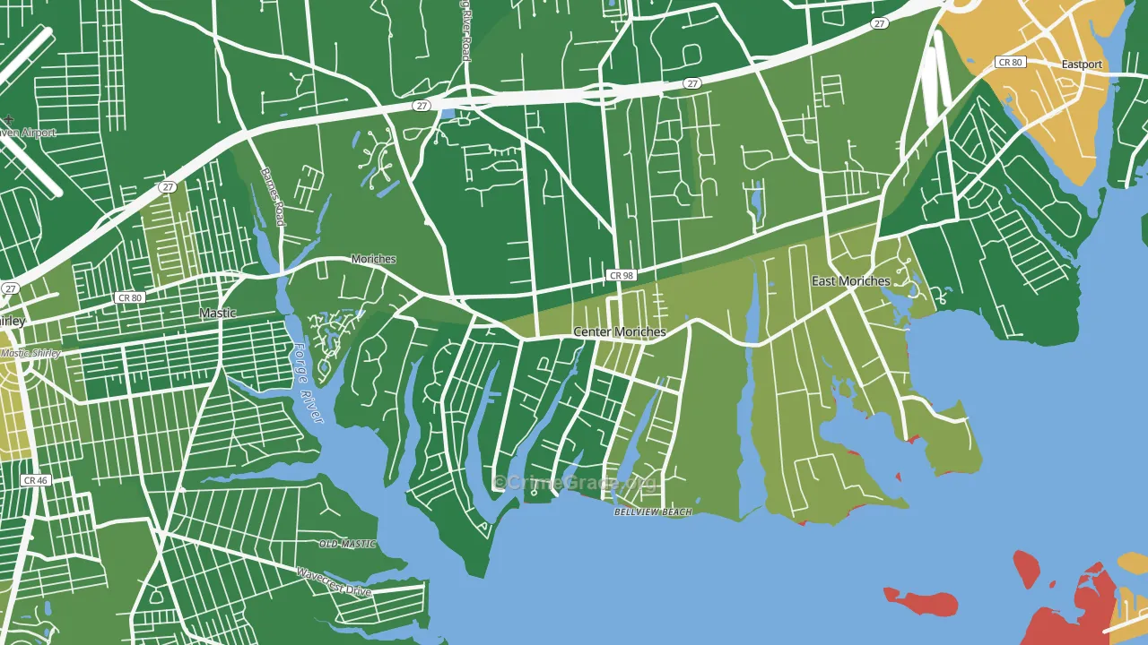 11934, NY Map of Drug-Related Crime Rates