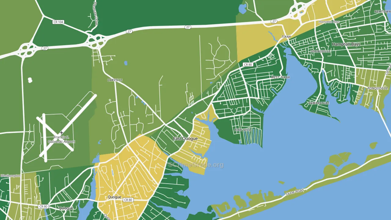 11942, NY Map of Drug-Related Crime Rates