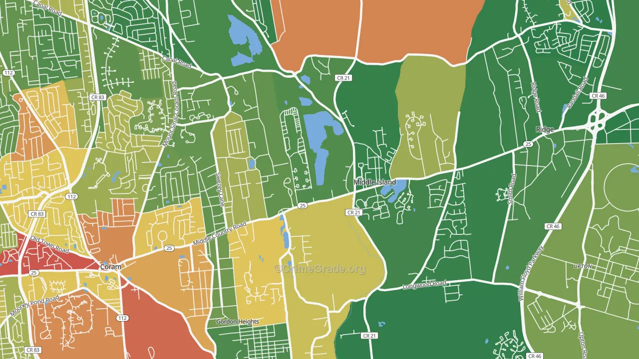 11953, NY Map of Drug-Related Crime Rates
