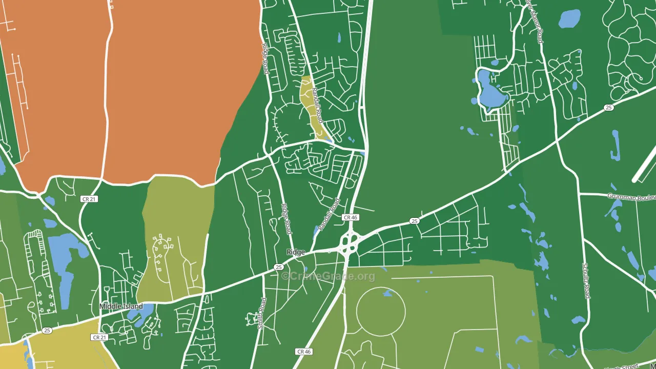 11961, NY Map of Drug-Related Crime Rates