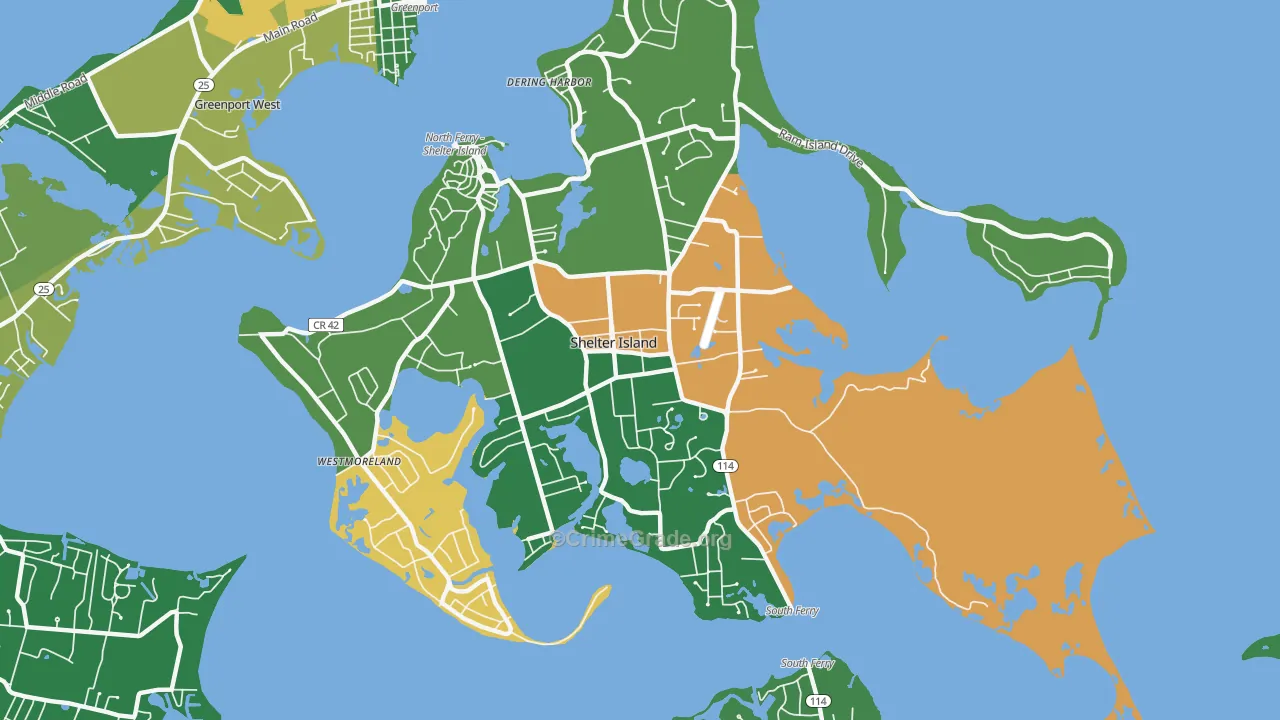 11964, NY Map of Drug-Related Crime Rates