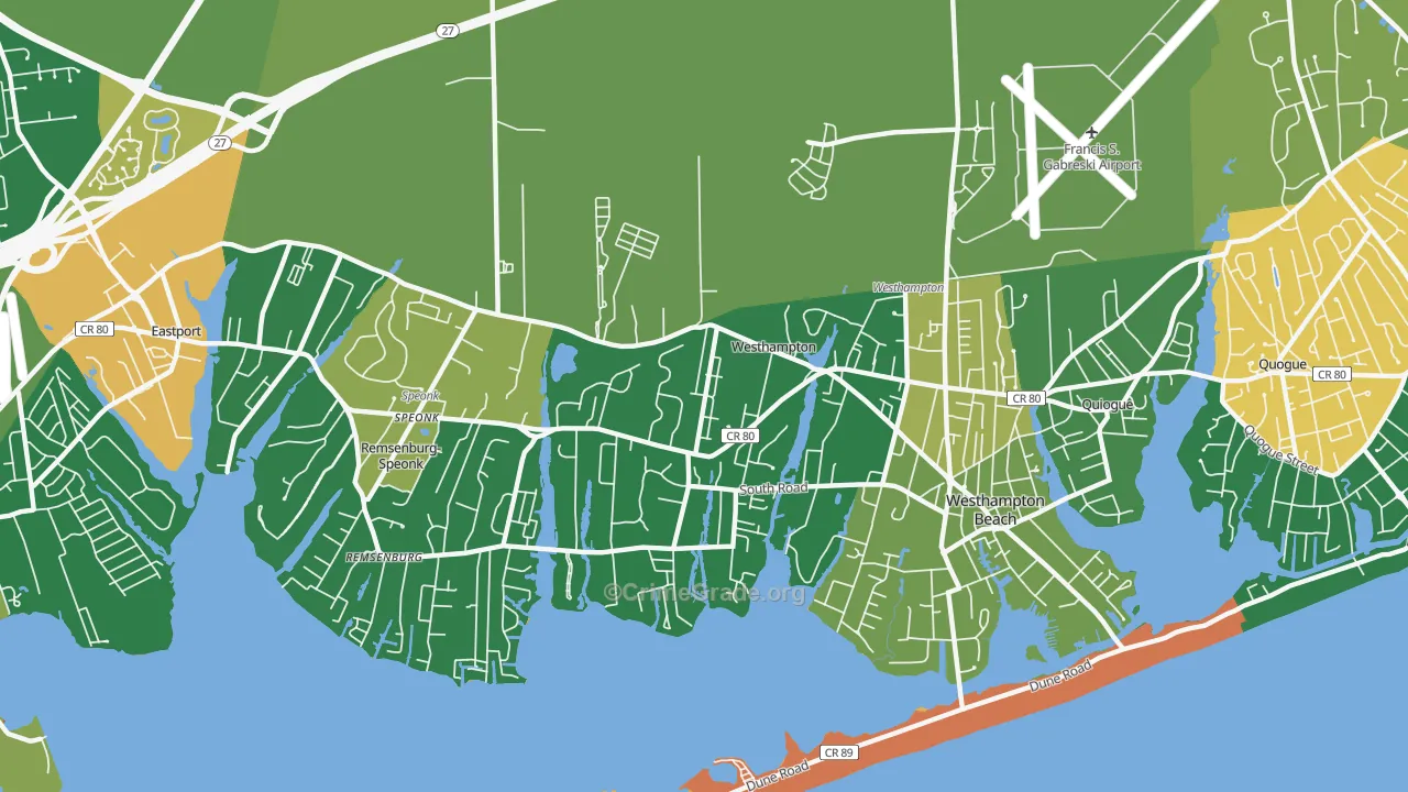 11977, NY Map of Drug-Related Crime Rates