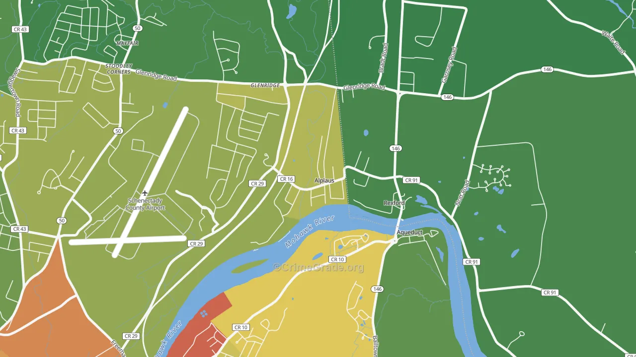 12008, NY Map of Drug-Related Crime Rates