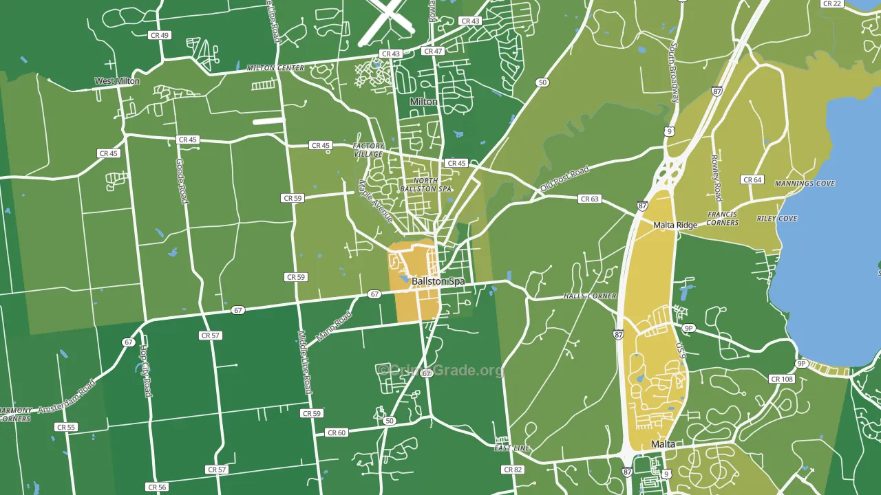 12020, NY Map of Drug-Related Crime Rates