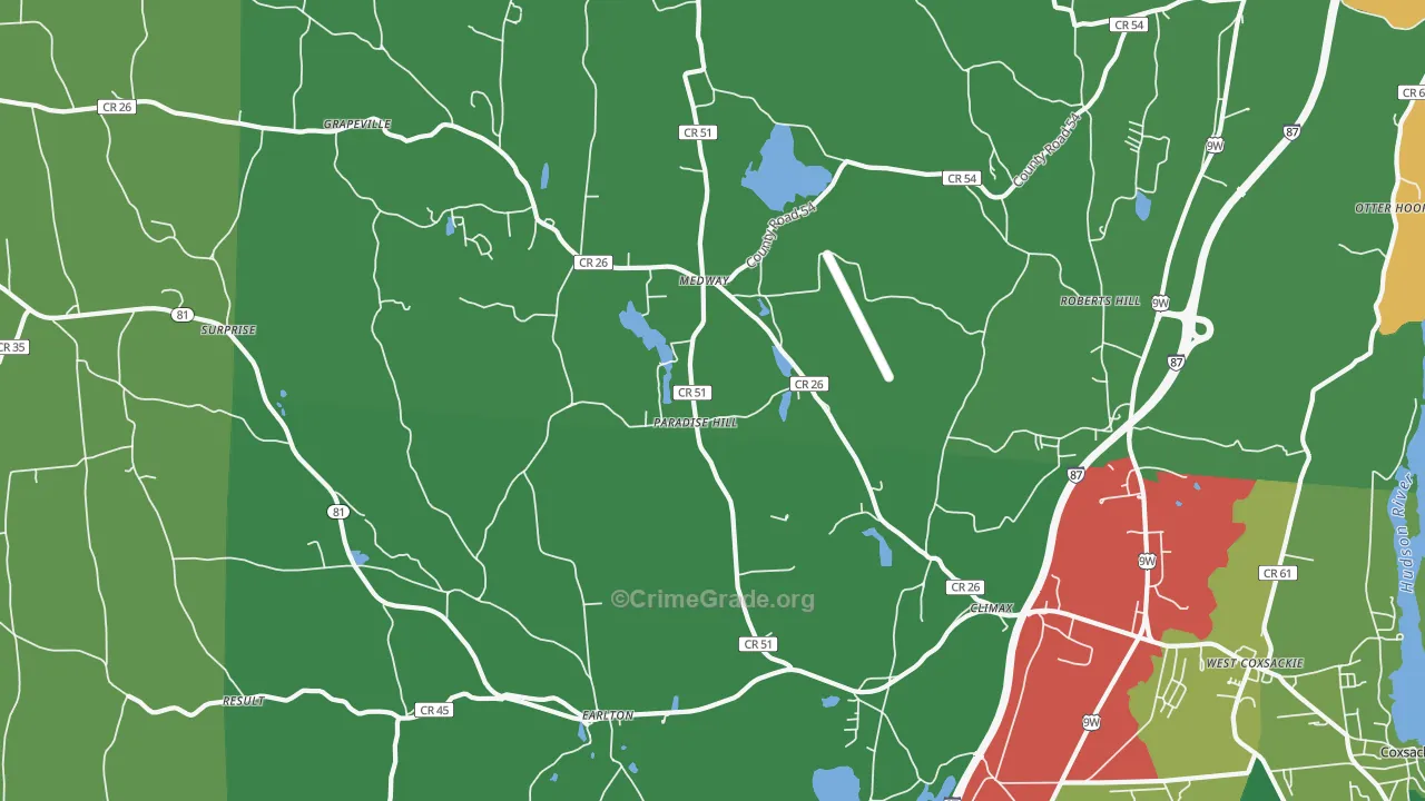 12042, NY Map of Drug-Related Crime Rates