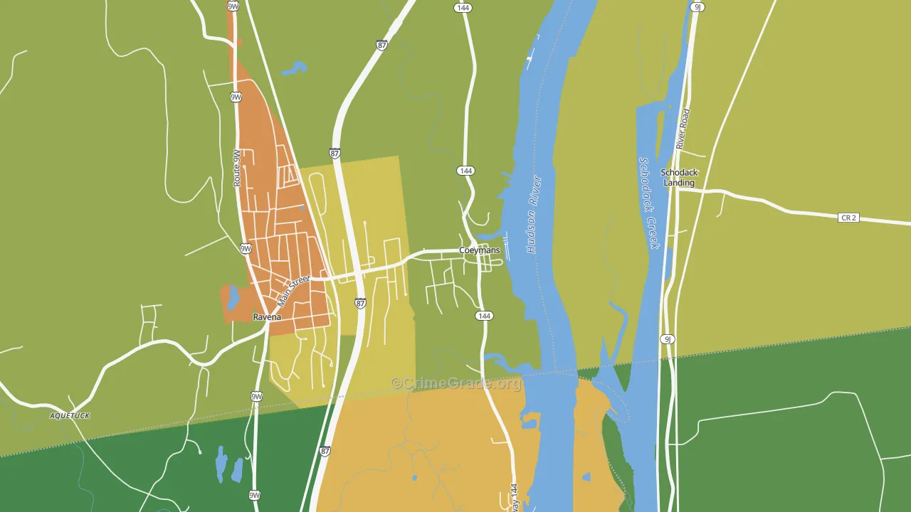 12045, NY Map of Drug-Related Crime Rates