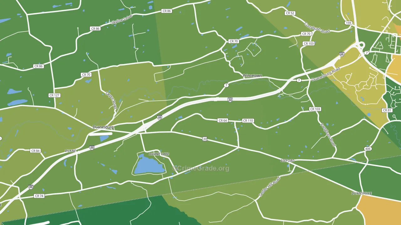 12056, NY Map of Drug-Related Crime Rates