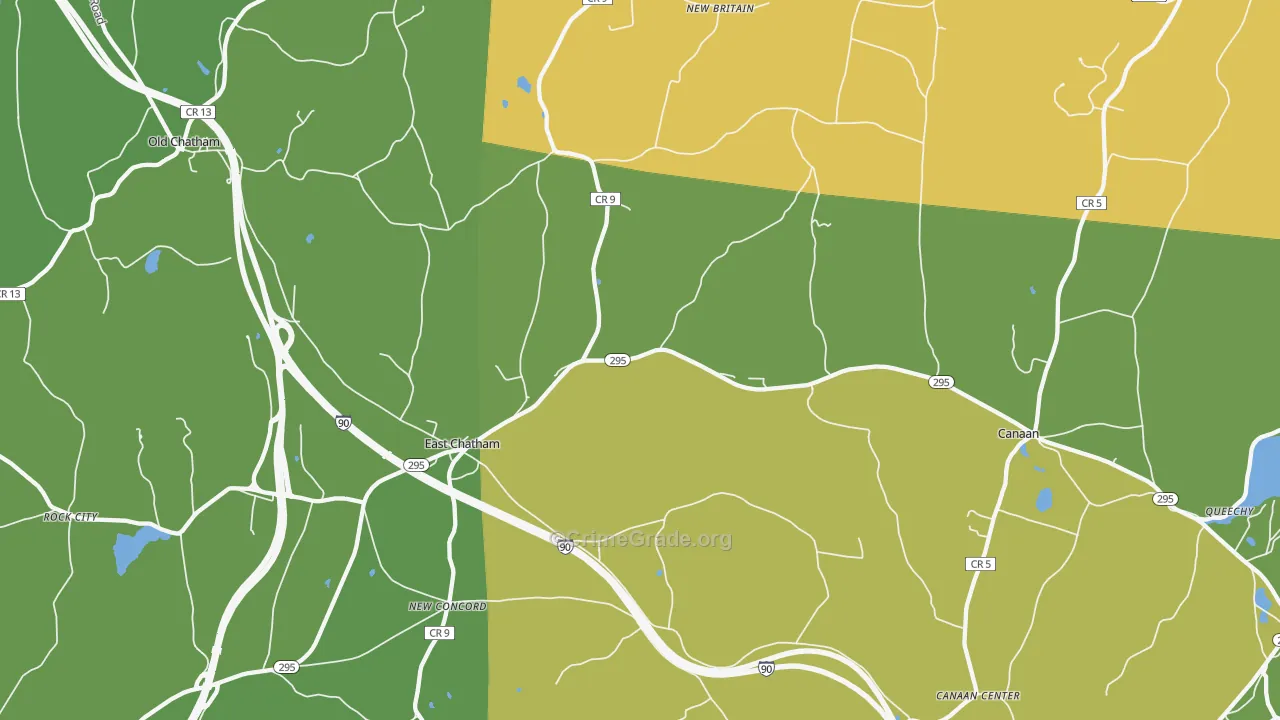 12060, NY Map of Drug-Related Crime Rates