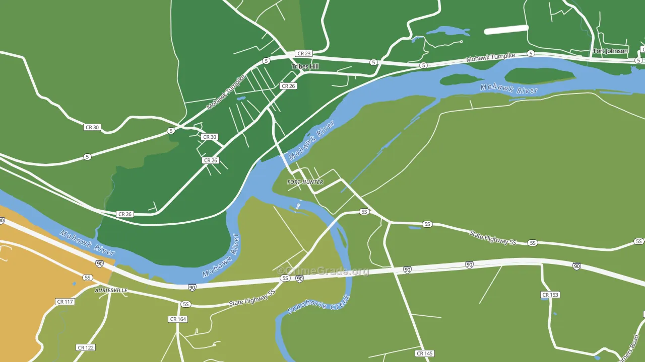 12069, NY Map of Drug-Related Crime Rates