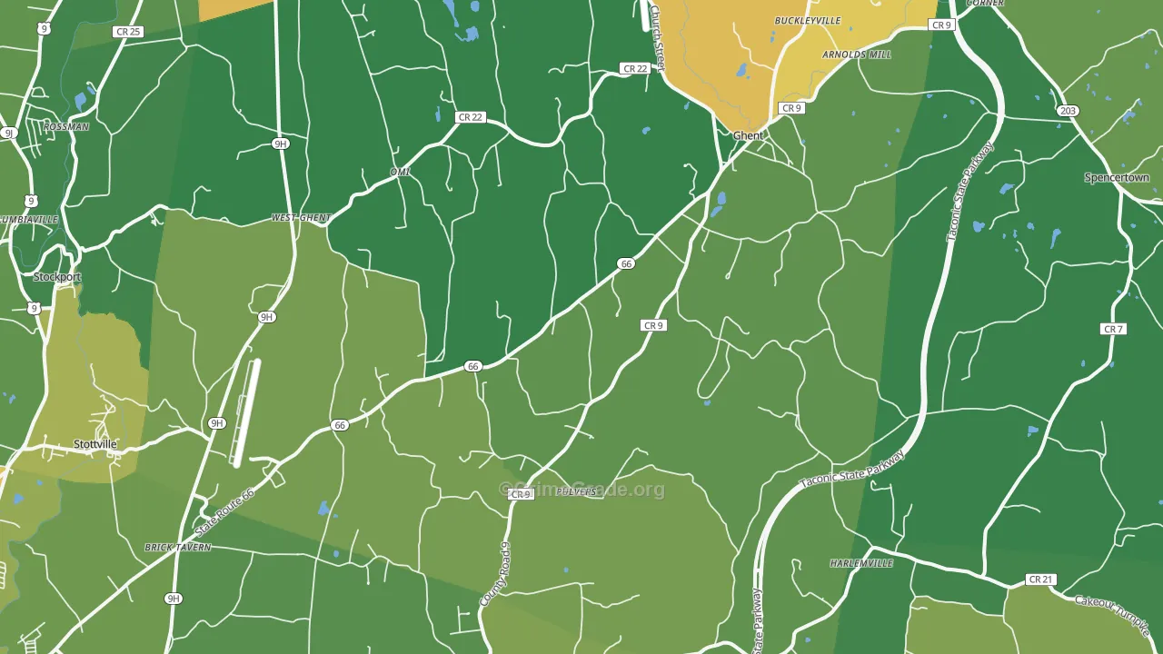 12075, NY Map of Drug-Related Crime Rates