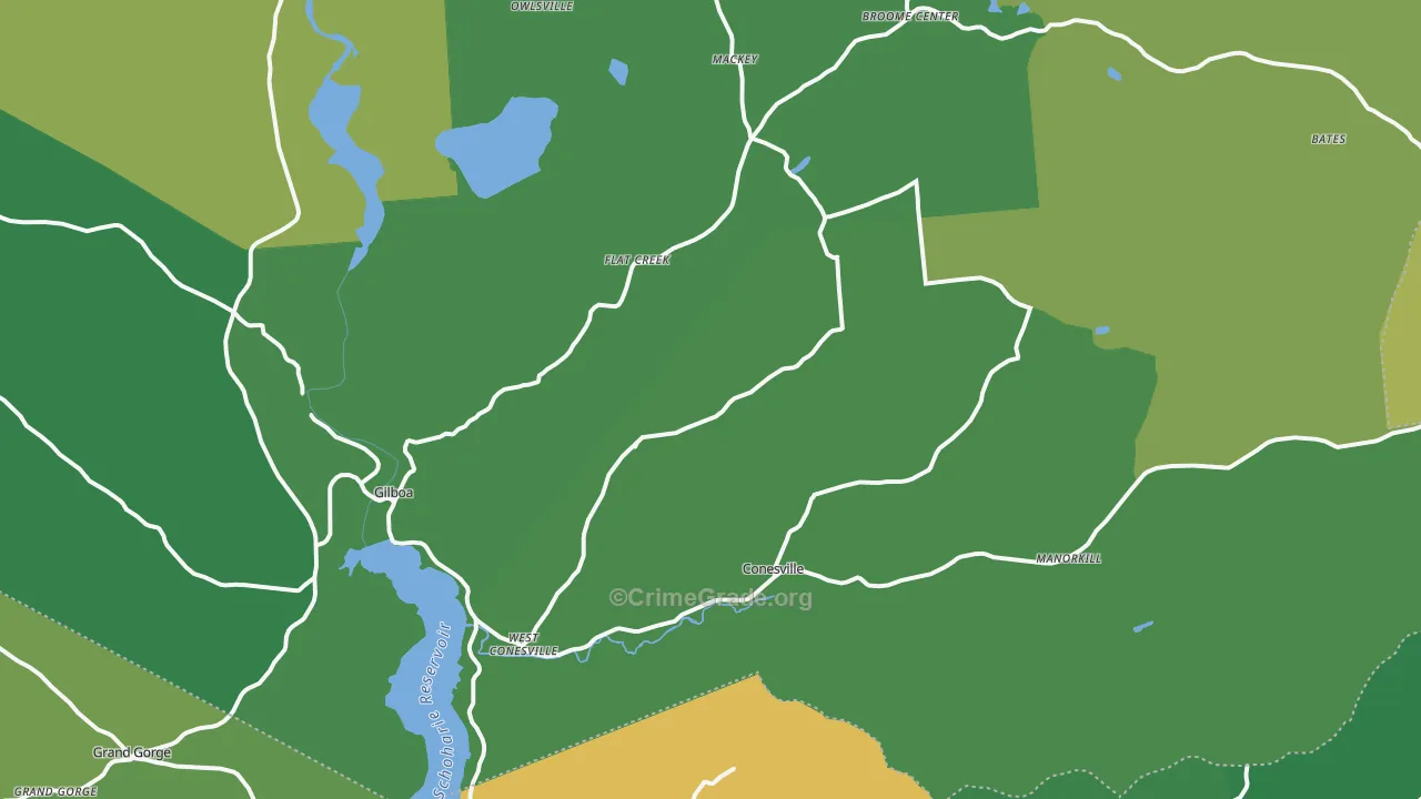 12076, NY Map of Drug-Related Crime Rates