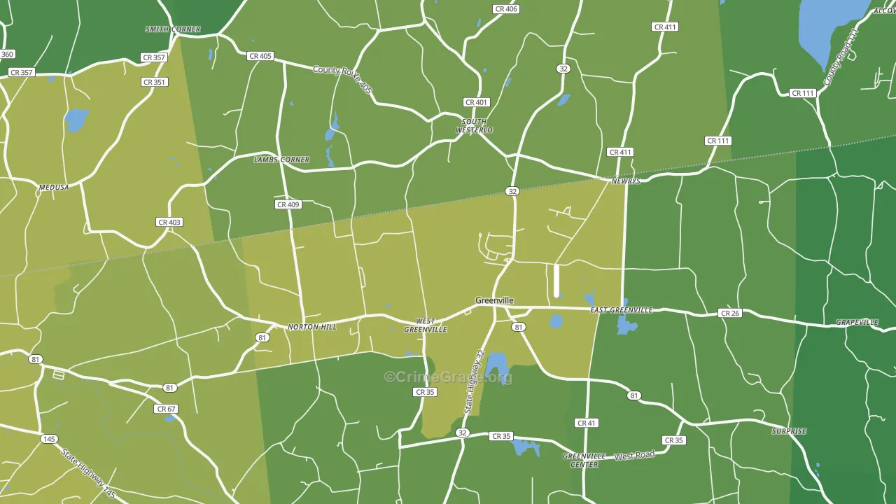 12083, NY Map of Drug-Related Crime Rates