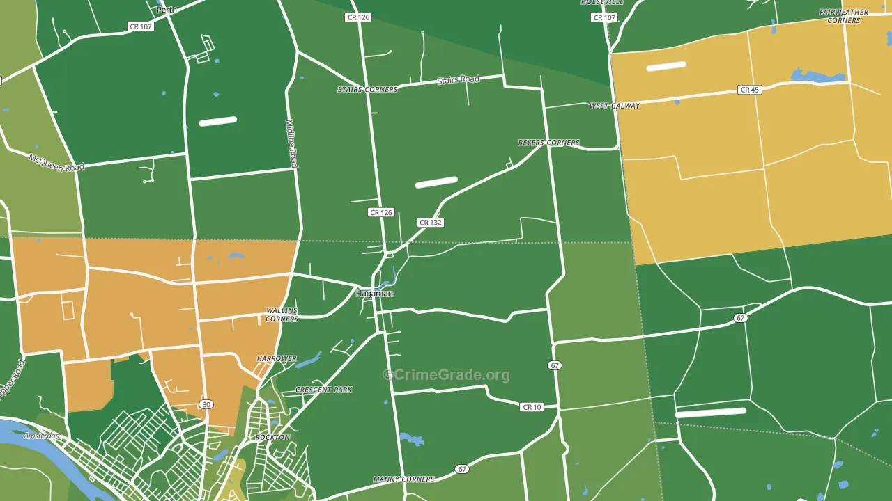 12086, NY Map of Drug-Related Crime Rates