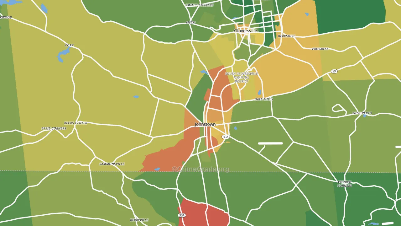 12095, NY Map of Drug-Related Crime Rates