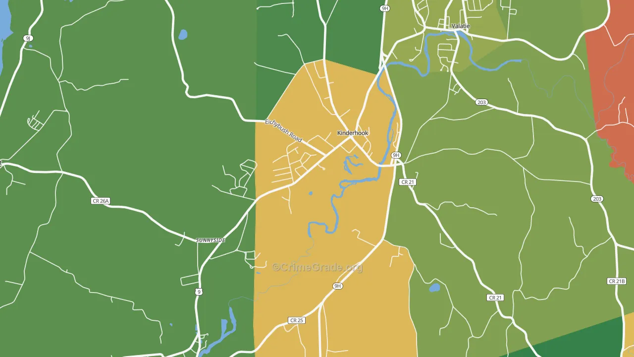 12106, NY Map of Drug-Related Crime Rates