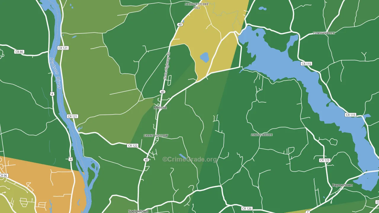 12121, NY Map of Drug-Related Crime Rates
