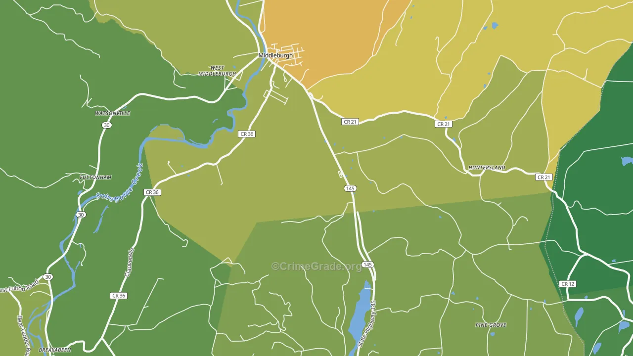 12122, NY Map of Drug-Related Crime Rates
