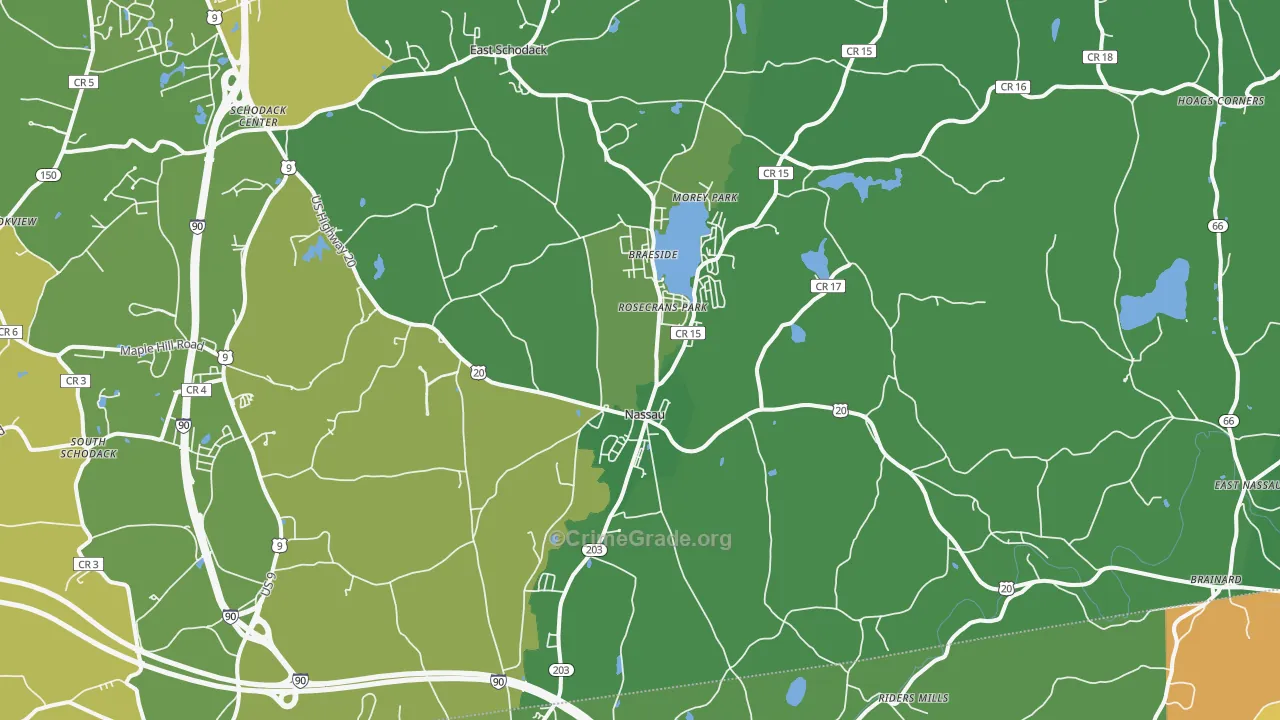 12123, NY Map of Drug-Related Crime Rates