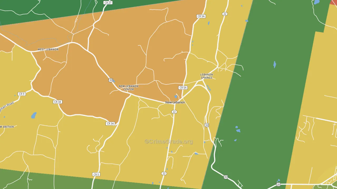 12125, NY Map of Drug-Related Crime Rates