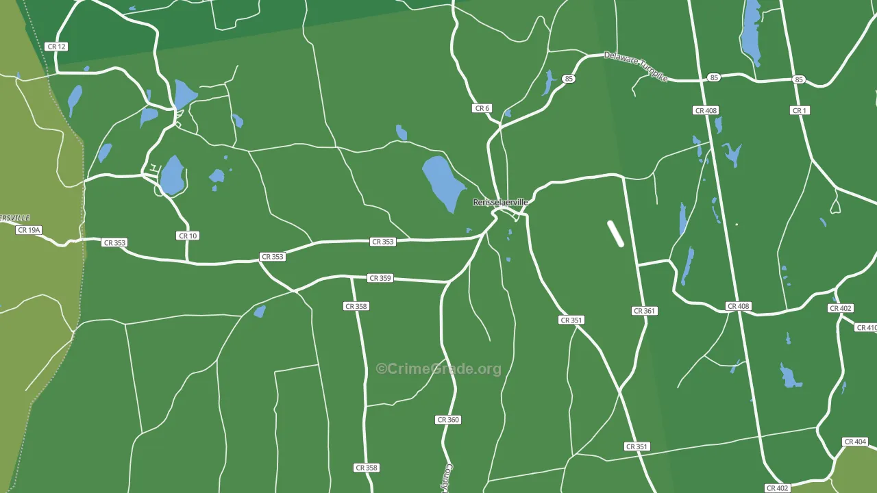 12147, NY Map of Drug-Related Crime Rates