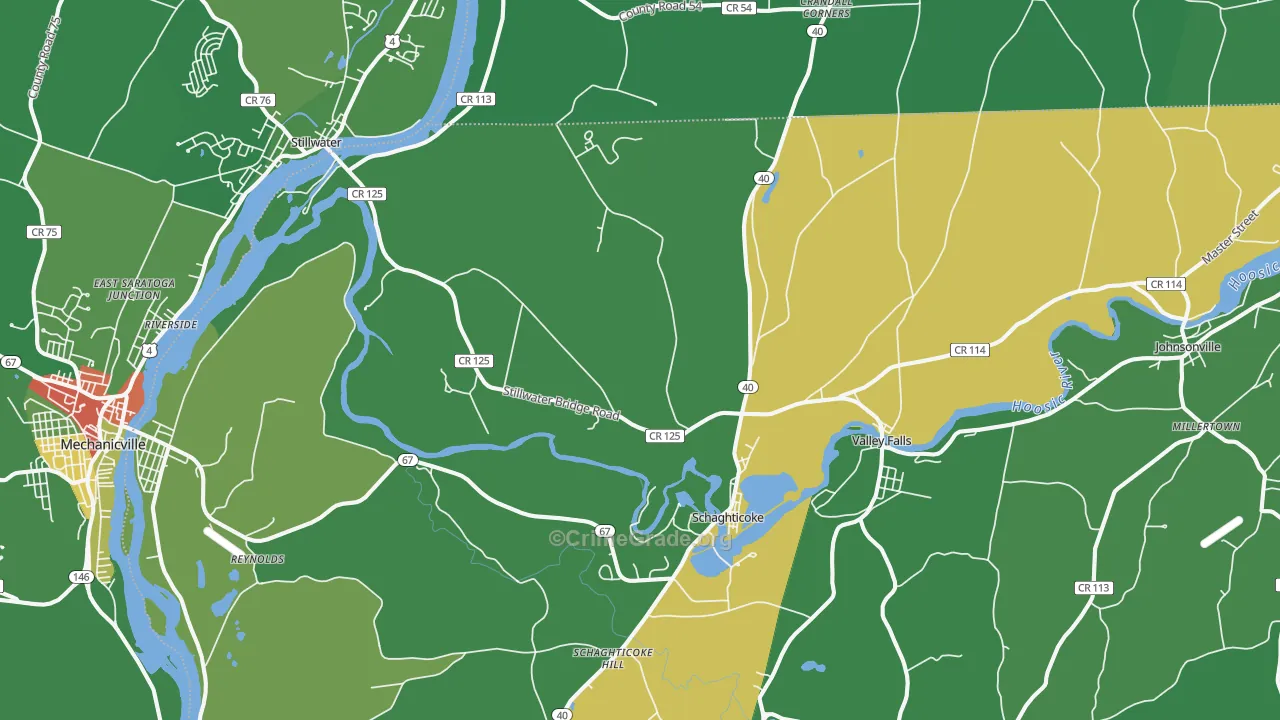 12154, NY Map of Drug-Related Crime Rates