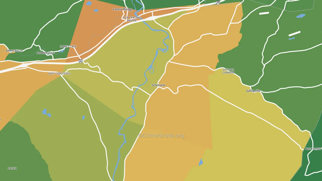 12157, NY Map of Drug-Related Crime Rates