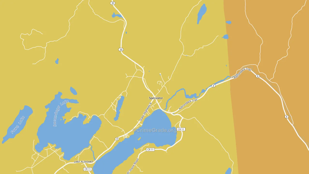 12164, NY Map of Drug-Related Crime Rates