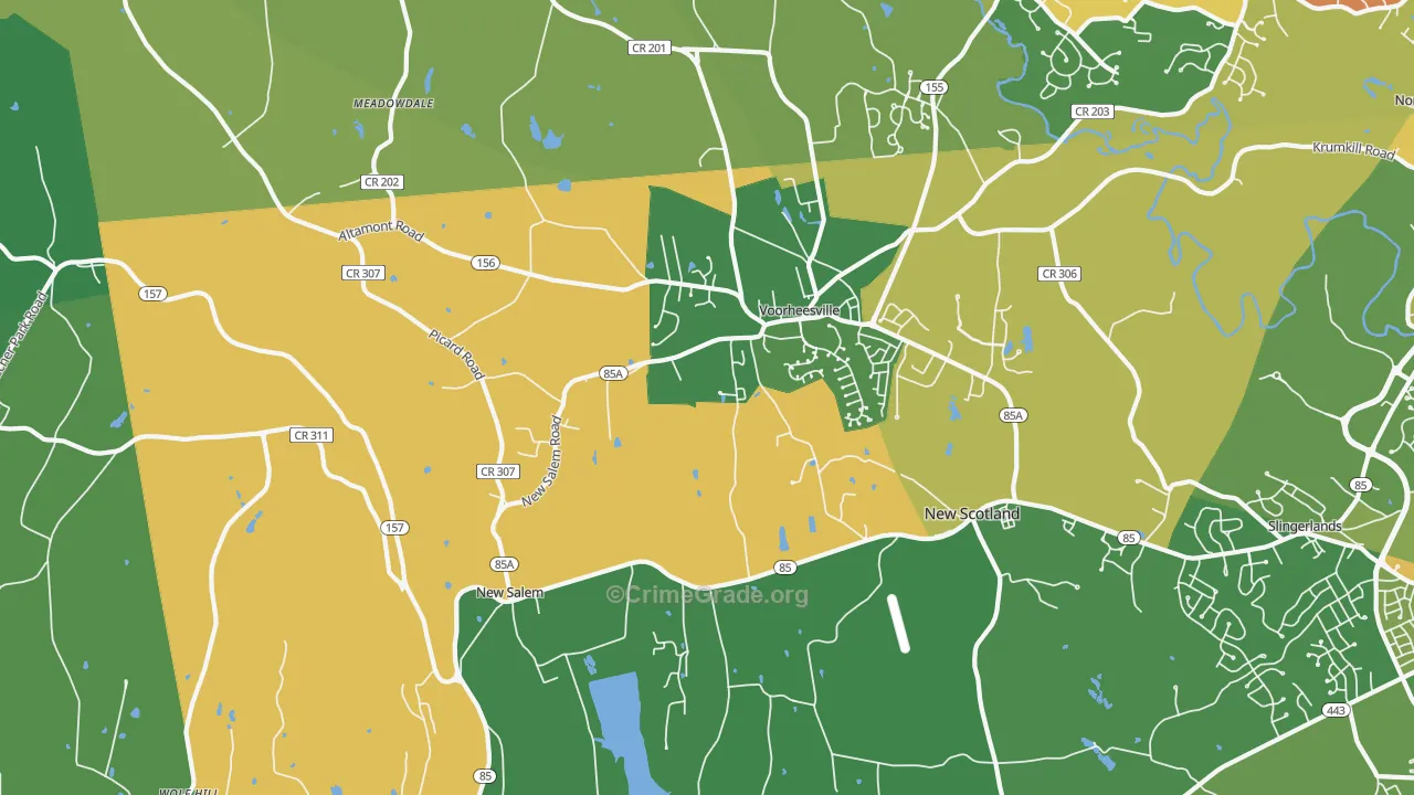 12186, NY Map of Drug-Related Crime Rates