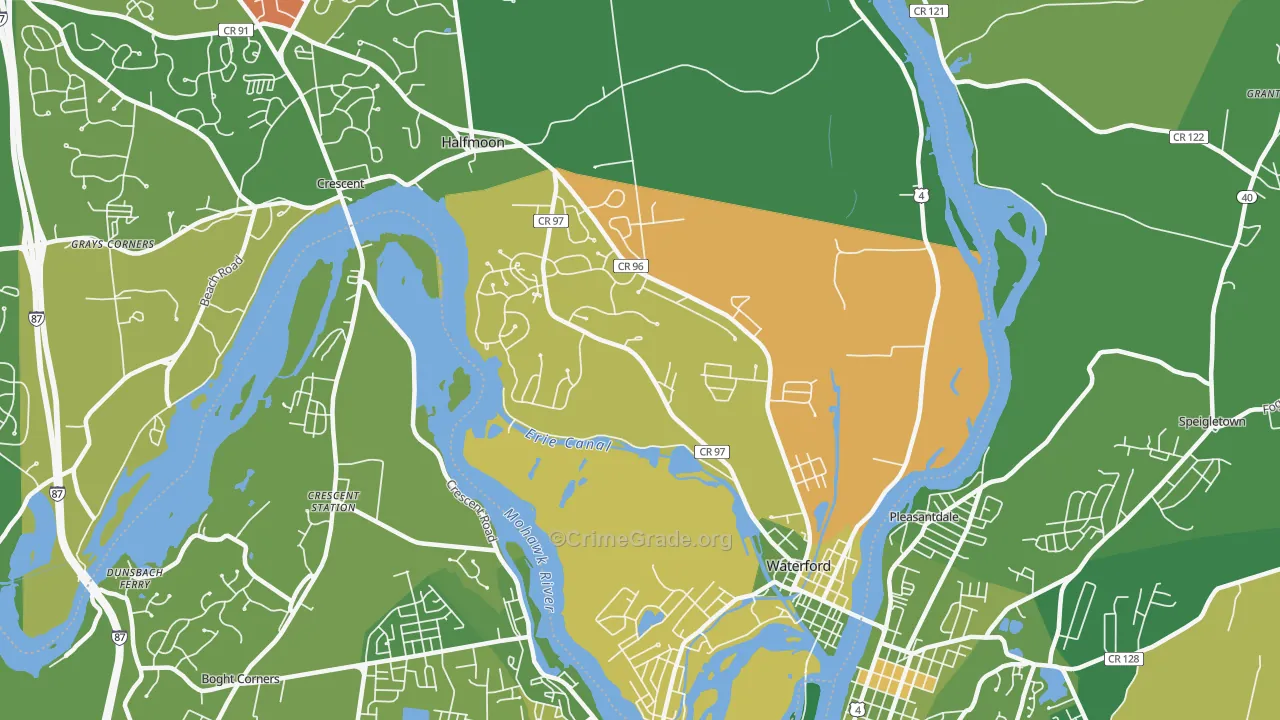 12188, NY Map of Drug-Related Crime Rates