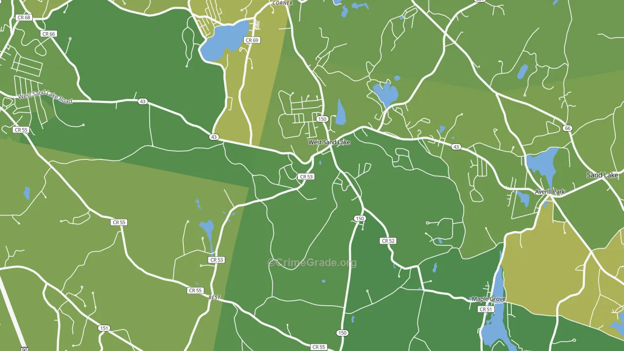 12196, NY Map of Drug-Related Crime Rates