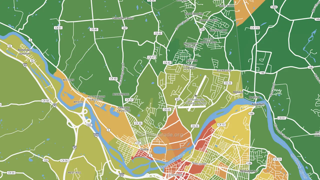 12302, NY Map of Drug-Related Crime Rates
