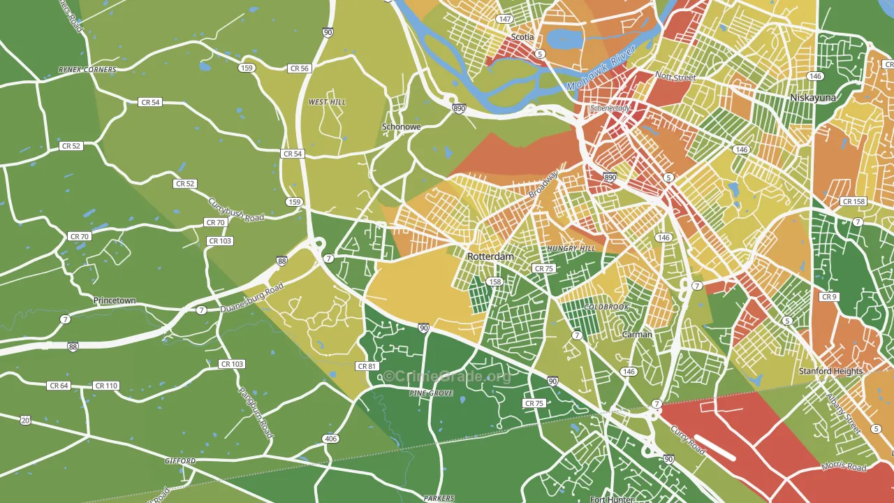 12306, NY Map of Drug-Related Crime Rates